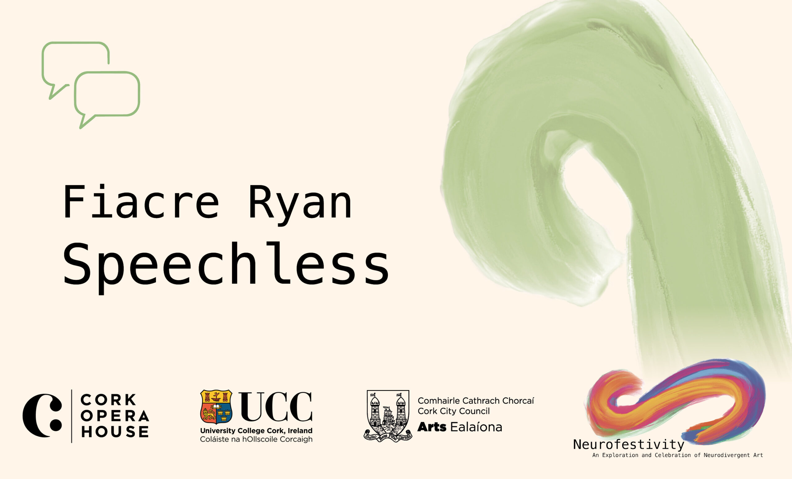 Reading and Conversation with Fiacre Ryan – Speechless.